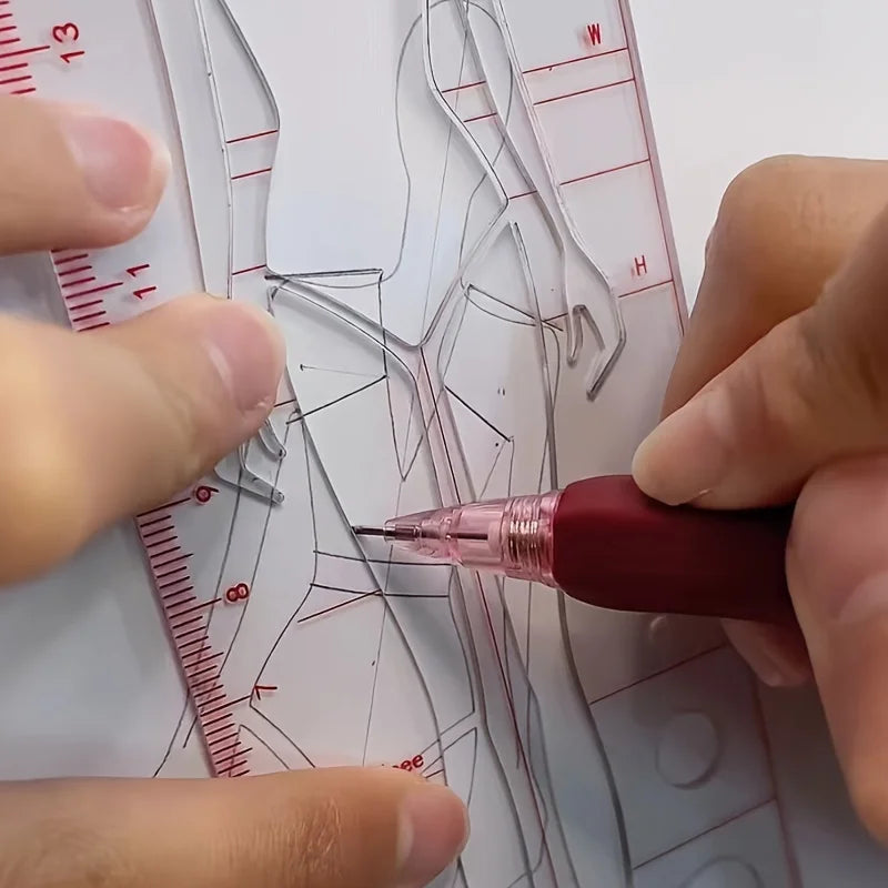 Fashion Technology Human Body Template Ruler - Skill Competition Edition