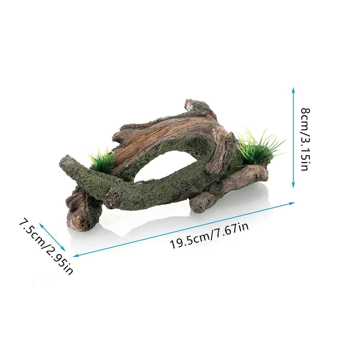 Aquarium Driftwoods Decor Tree Root Hideout for Fish and Shrimp Resting Spawning and Shelter Natural Durable and Corrosion - 