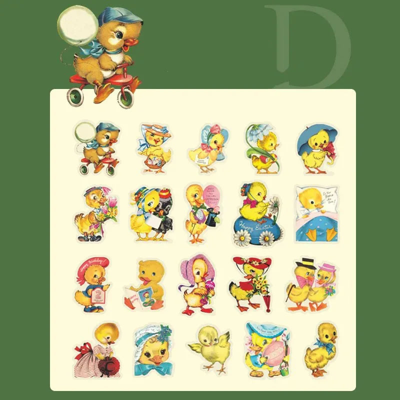 40pcs/lot Kawaii Stationery Stickers animal amusement park DIY Junk Journal Paper stickers Planner Decorative Mobile stickers