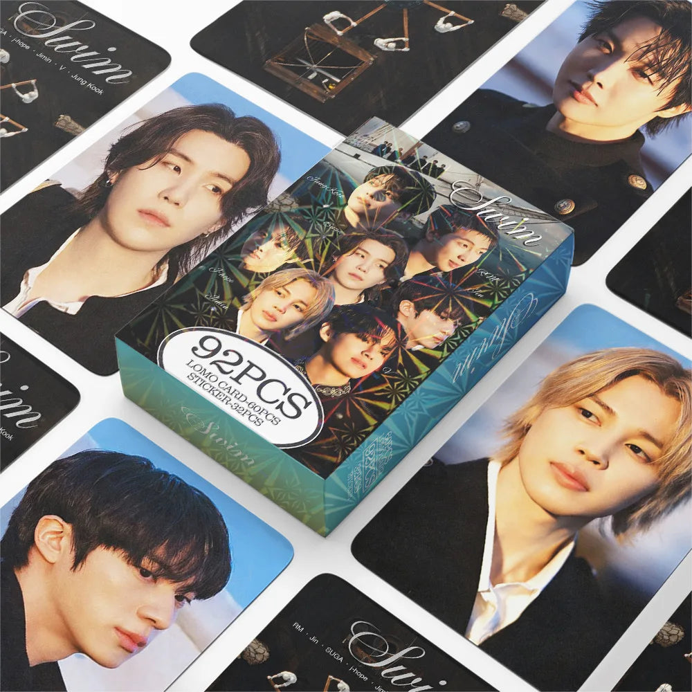 92 Single Small Card New Album Fan Support Photo Cards, Greeting Cards, Journal Stickers, LOMO Card Collectible Gift