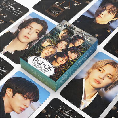 92 Single Small Card New Album Fan Support Photo Cards, Greeting Cards, Journal Stickers, LOMO Card Collectible Gift