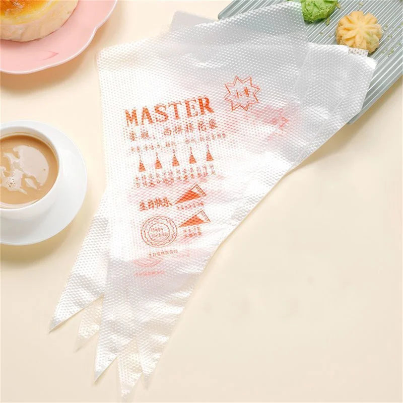 Pastry Piping Sleeves Leak Disposable Bag Confectionery Cake Accessories Baking Decorations Pocket Syringe Icing Cream Squeez