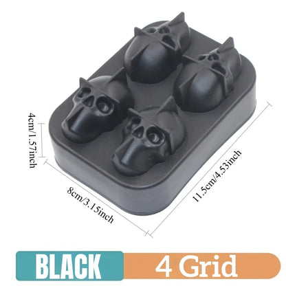 4/6/8/15Grids Silicone Ice Cube Molds Spherical Ice Molds Reusable Whiskey Ice Cube Molds Cocktail Freezer DIY Homemade Barwa