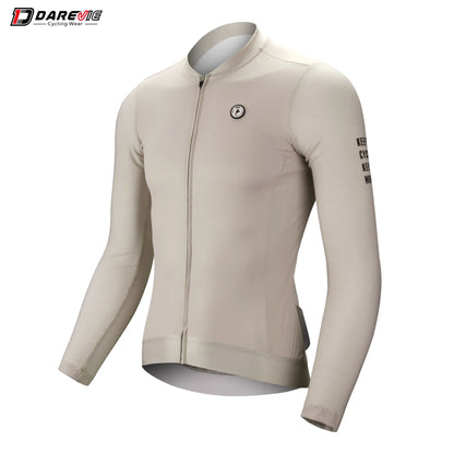 DAREVIE Cycling Jersey Small Size SPF 50+ Training Level Men Women Long Sleeves Cycling Jersey Breathable Man Cycling Maillot