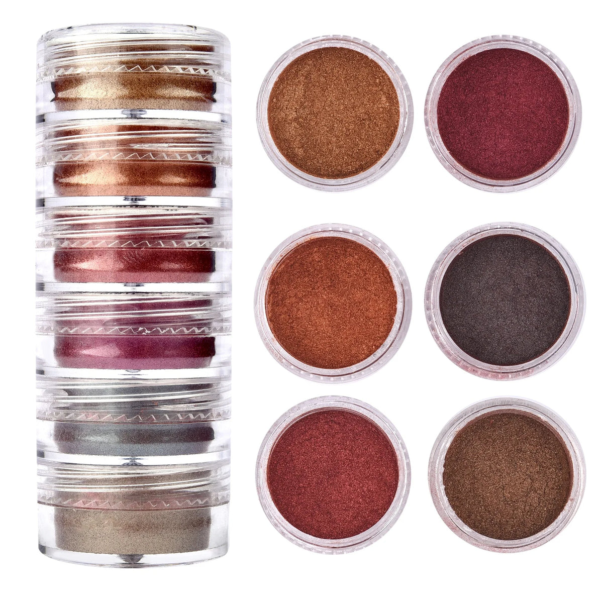 6 Colors/Set Pearl Powder Pigment DIY Epoxy Resin Mold Colorant Dye Mineral Powder Epoxy Resin Dye Pearl Pigment Glitter Craf