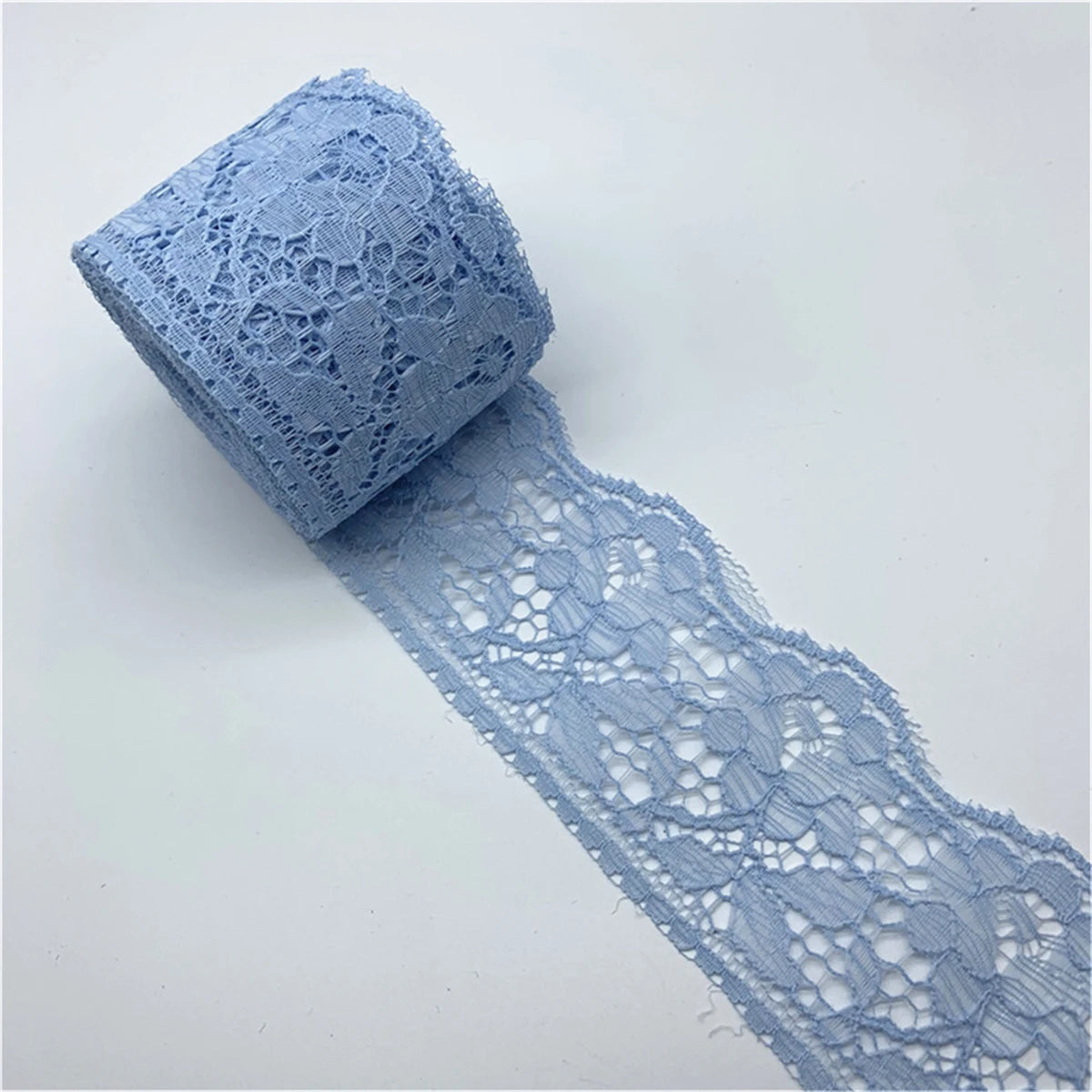 5yards/Lot 60mm Lace Ribbon Handicrafts Embroidered Net Lace Fabric Trim For Sewing Fabric Lace Ribbon Skirt Accessories - 08