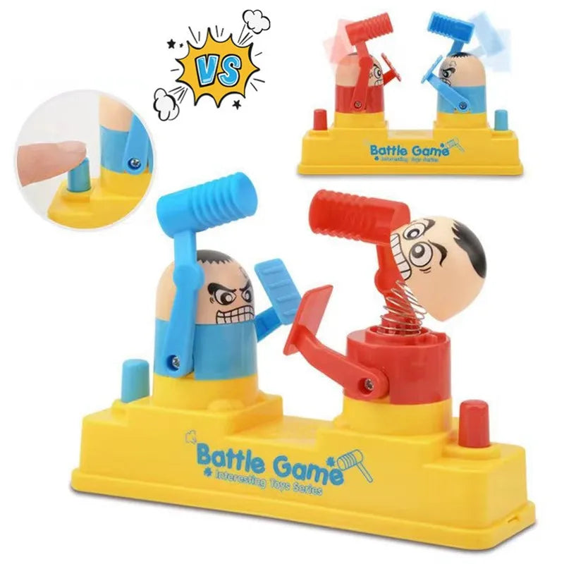 Hot Funny Practical Joke Fight Battle Antistress Toy Prank Interaction Play Table Game Toys Gift