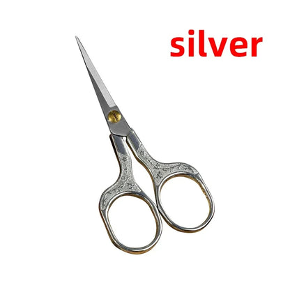 1PC Sewing Scissors Stainless Steel Retro Embroidery Tailor Scissors Dressmaker Shears Fabric Cutter DIY Sewing Accessories -