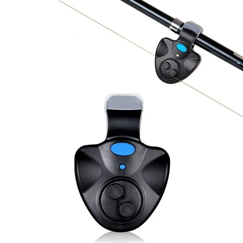 Fishing Bite Alarm Camping equipment Electronic Buzzer on fishing rod with Loud Siren Daytime Night Indicator With Battery - 