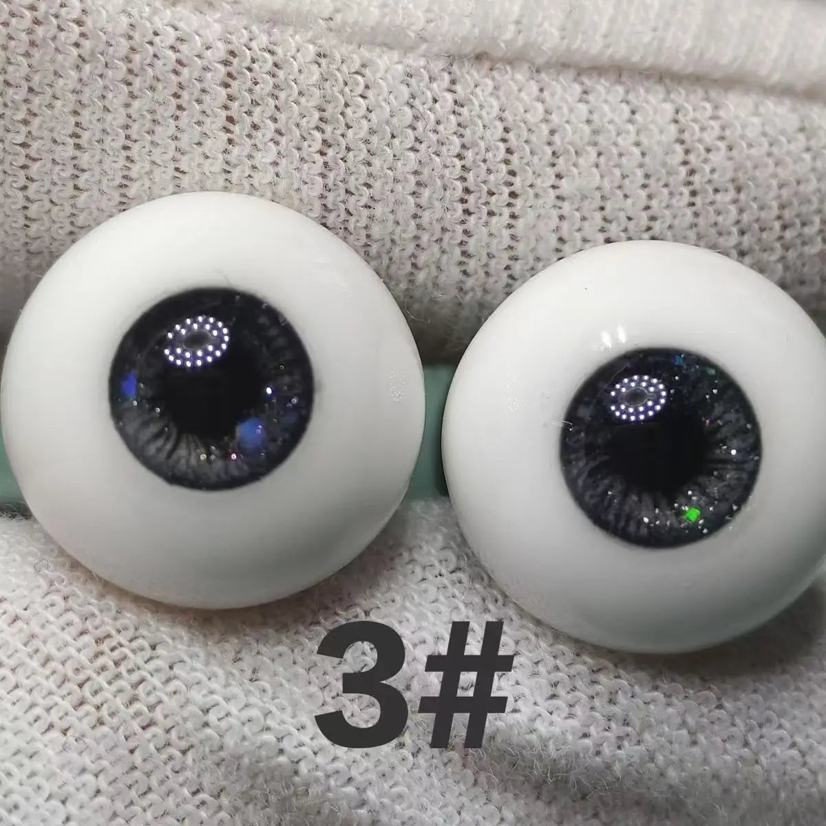 1 Pair Resin Doll's Eyes 10/12/14/16/18mm Doll Accessories DIY Eyes Makeup for 1/6 Doll