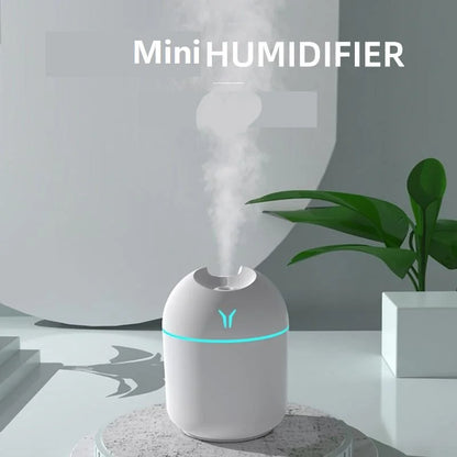 250ML USB Mini Air Humidifier Aroma Essential Oil Diffuser For Home Car Ultrasonic Mute Mist Maker Diffuser with LED Color La