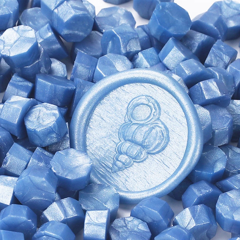200 Pcs Wax Print Beads Wax Seal for Stamps Wax Lacquer for Seals Retro Sealing Gold Wedding Birthday Lacre for Card Making -