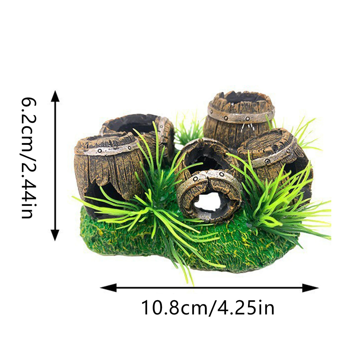Aquarium Driftwoods Decor Tree Root Hideout for Fish and Shrimp Resting Spawning and Shelter Natural Durable and Corrosion - 