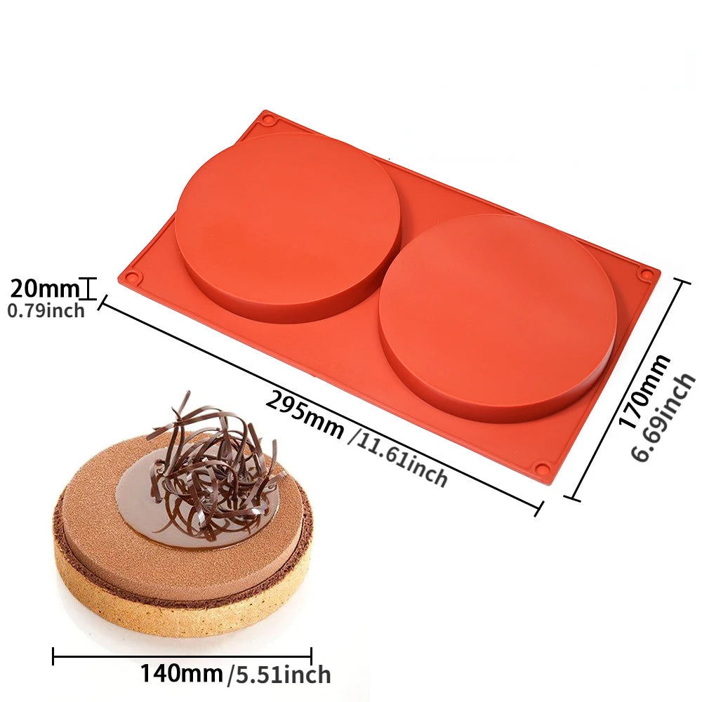 Cylinder Silicone Mold for Soap Jelly Pudding Resin Chocolate Cookie Mold hocolate Covered Sandwich Tool Candy Cake Baking Pa