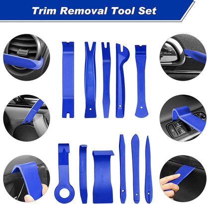 5/11/43PCS Car Trim Interior Plastic Disassembly Kit Car Clips Panel Dashboard Removal Tool Auto Trim Hand Removal Accessorie