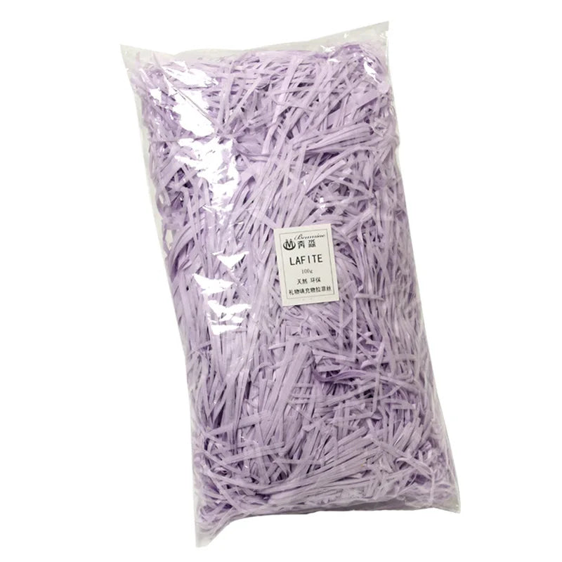 20/50g Multicolored Shredded Crinkle Paper Strands Shredded Crinkle Confetti DIY Gift Box Filling Party Wedding Christmas Dec