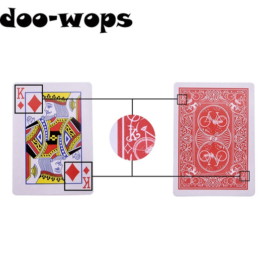 Marked Cards Stripper Deck Playing Cards Magic Tricks Poker Magia Close Up Street Illusions Gimmicks Mentalism Props Kids Toy