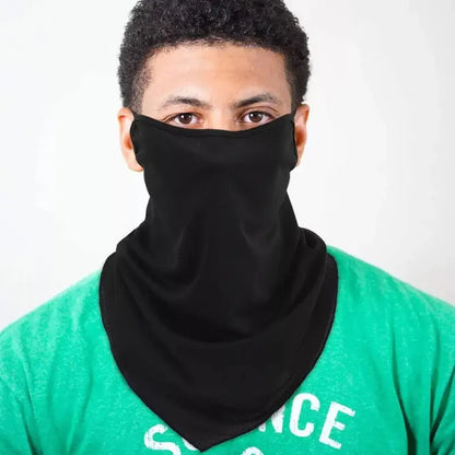 Breathable Scarf Half Face Mask Summer Quick-drying Neck Gaiter Cover Hanging Ear Sun Protection Bandana Neckerchief Headwear