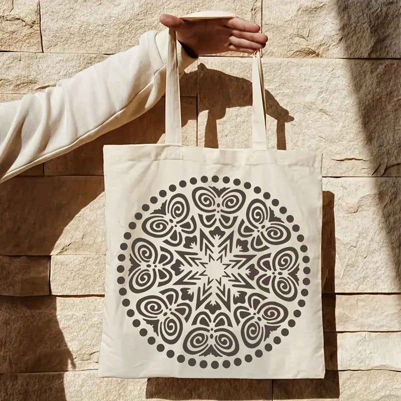 4PCS Mandala Stencils 7.9×7.9inch Round DIY Painting Templates for Wall Wood Fabric Decoration