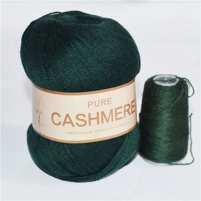 Crochet Cashmere Yarn, Soft Hand-Knitted Wool, Baby-Friendly Knitting Thread, Luxurious Yarn for Scarves, Crochet Projects, K