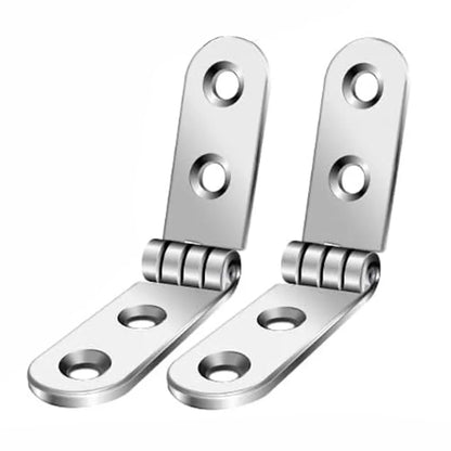 2pcs 180 Degree Foldable Hinge Flap Screw-On Hinges For Sewing Machine Cabinet Door Hinge Furniture Hardware Accessories - 2p