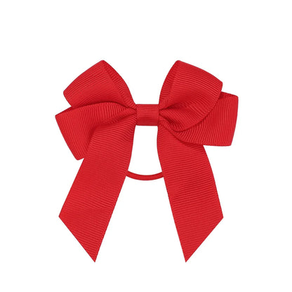3.15inches Solid Color Hair Ribbon Hair Band for Girls Toddler Cheer Up Bows Head Rope Kids Headwear Ponytail Hair Accessorie