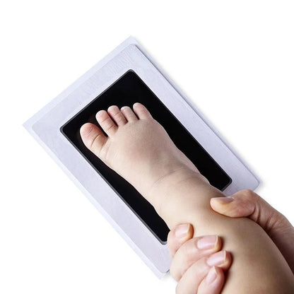 Baby Care Non-Toxic Baby Handprint Footprint Imprint Kit Baby Souvenirs Casting Infant Footprint Ink Pad Infants Clay Toy Gif