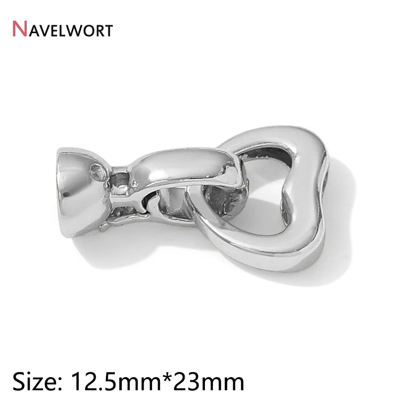 18K Gold Plated Brass Metal Connector Clasps For Jewelry Making,Locks For Bracelet,Pearl Necklace Clasps,Jewelry Accessories 