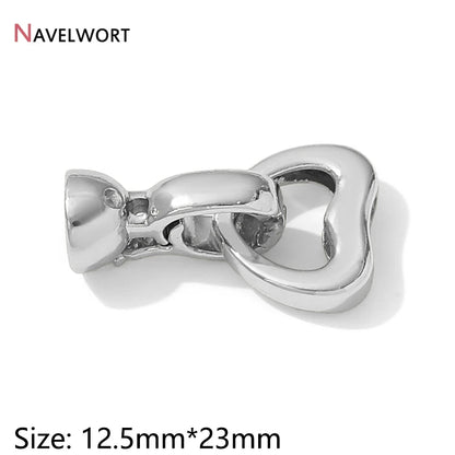 18K Gold Plated Brass Metal Connector Clasps For Jewelry Making,Locks For Bracelet,Pearl Necklace Clasps,Jewelry Accessories 