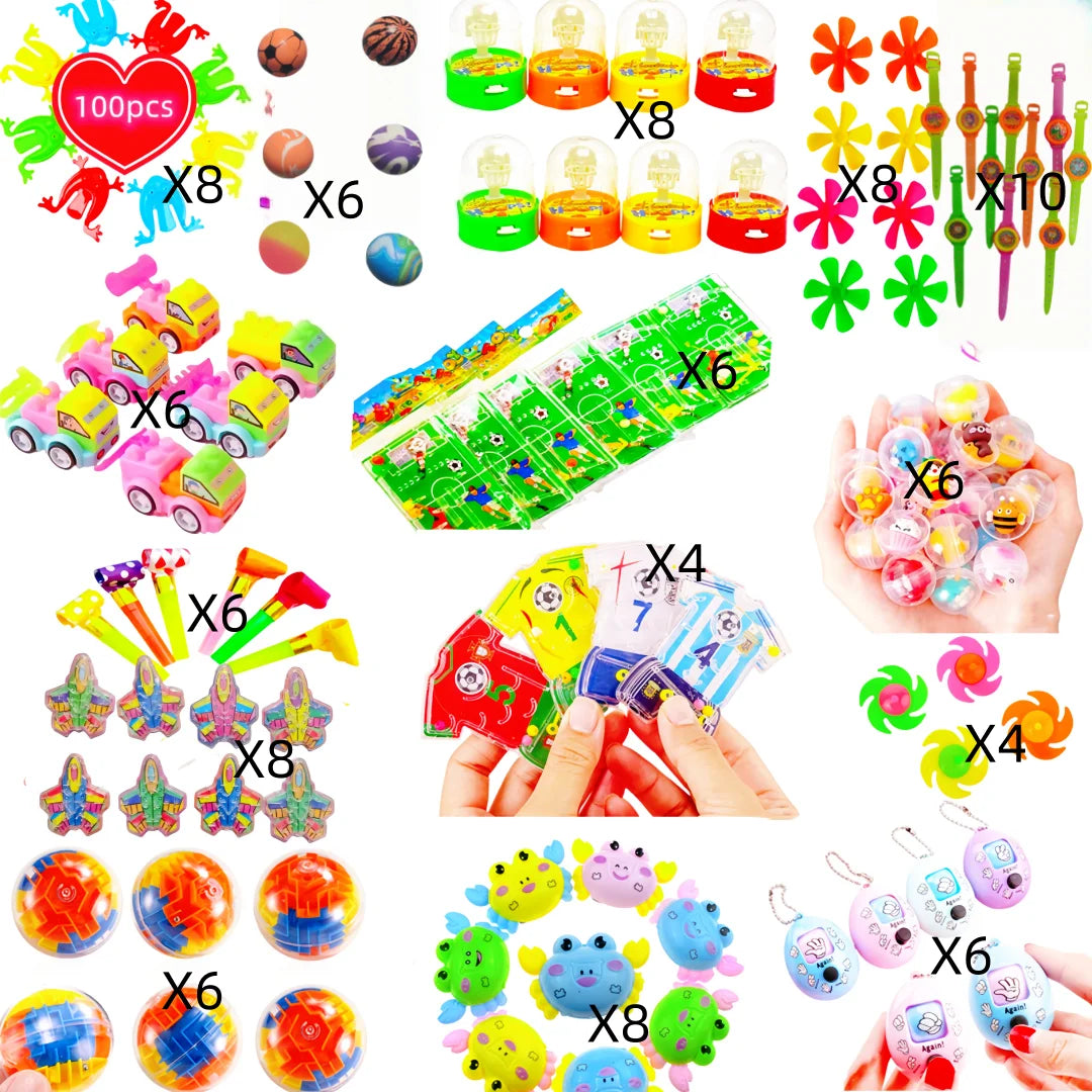 24-150 Pcs Fun Party Favor Set Toys for Kids Birthday Party Wedding Guest Gifts Kindergarten Prizes Christmas Carnival Gift P