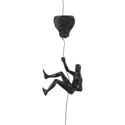 Climbing Athlete Man Art Sports Wall Hanging Ornaments Home Figures Miniatures Rock Climbing Man Resin Sculptures Statue ﻿ - 