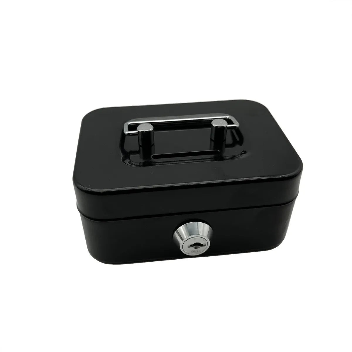 New creative portable piggy bank storage box small size with key storage box coin box with lock piggy bank - B