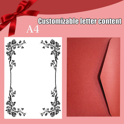 DIY Custom Envelopes Letter, Valentine's Day Letter Customization, Friend Blessing Letters, Company Documents Print, Mail a L