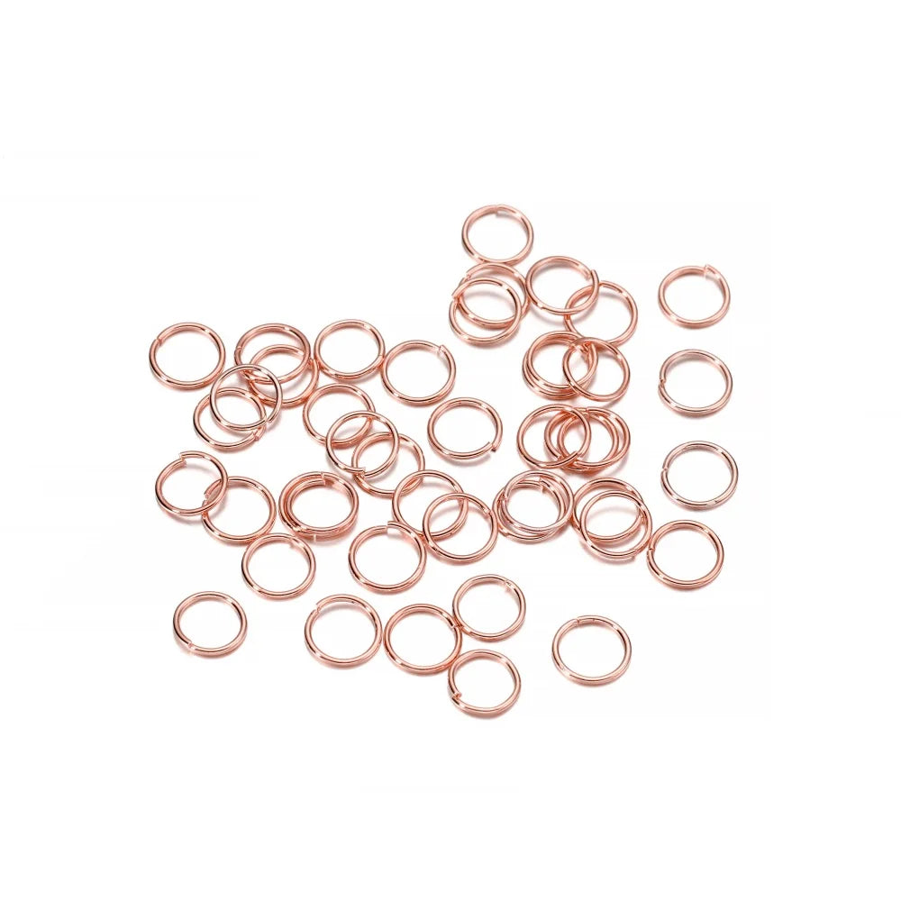 50-200pcs/lot 3-20 mm Jump Rings Split Rings Connectors For Diy Jewelry Finding Making Accessories Supplies