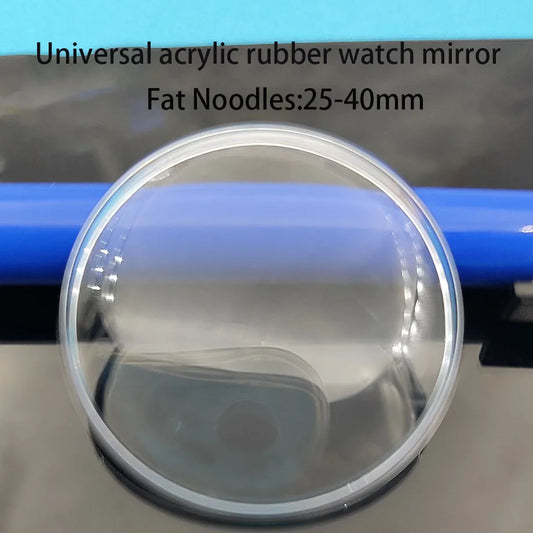 Watch Accessories Acrylic Watch Mirror, 25~38.5mm Acrylic Pot Lid Watch Mask Transparent Surface Fat Face Mirror