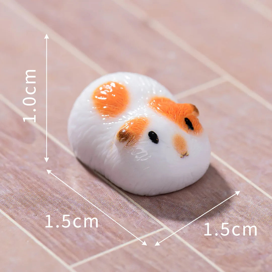 10-100 Mini guinea pig Miniature Figurine Ornament Desk Decoration Home Ornament Creative DIY Home Decoration Accessories Gif