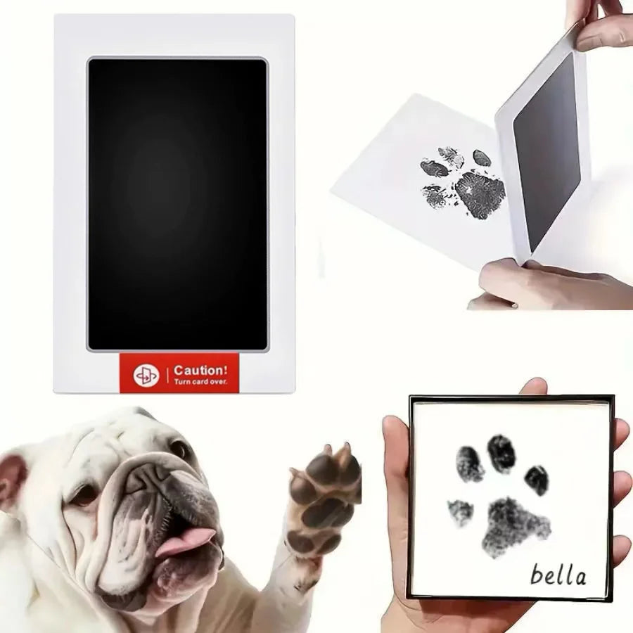 1 Set Baby Handprint Footprints Ink Pads Safe Non-toxic No-Touch Skin Inkless Inkpad Kits Pet Cat Dog Paw Prints Souvenirs Gi