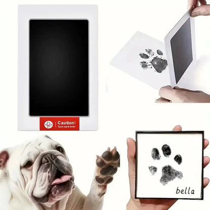 1 Set Baby Handprint Footprints Ink Pads Safe Non-toxic No-Touch Skin Inkless Inkpad Kits Pet Cat Dog Paw Prints Souvenirs Gi