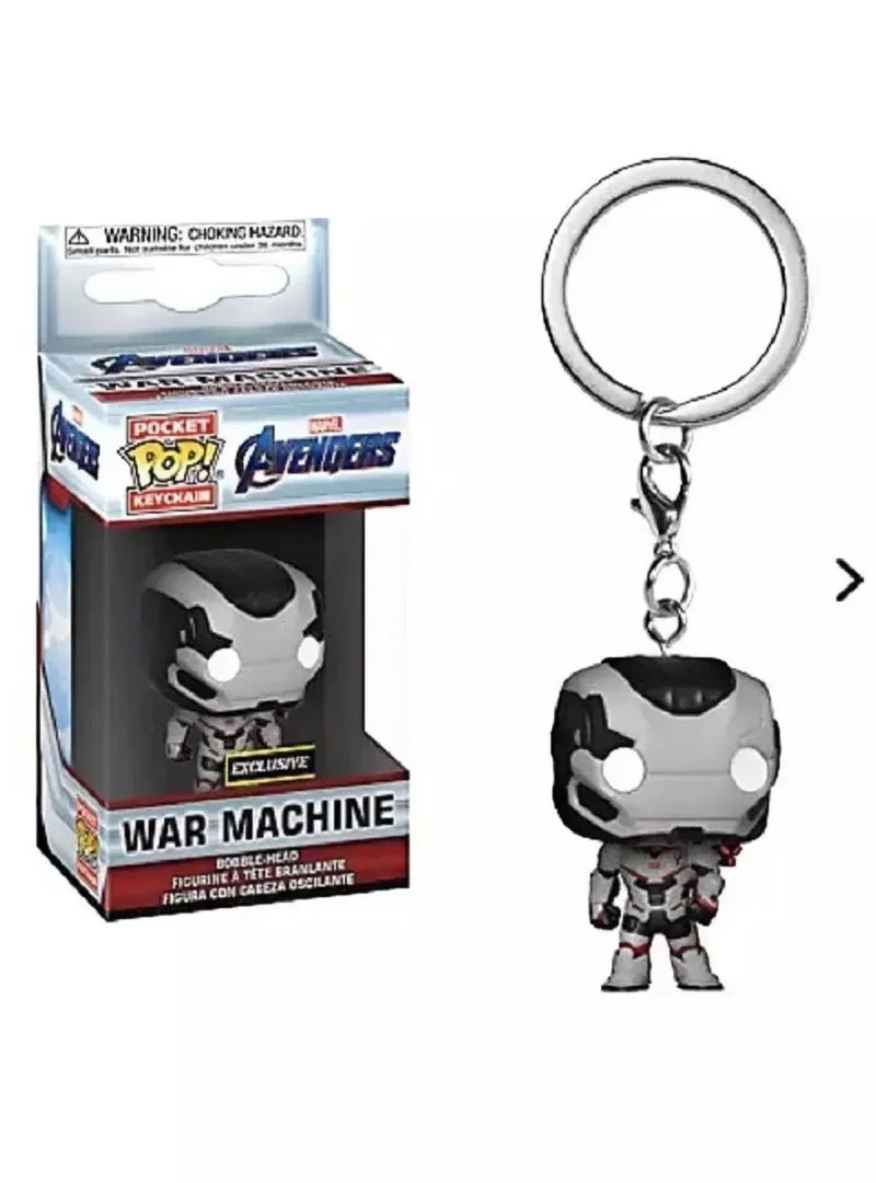 FUNKO Captain America Inro Man Deadpool Spider Man Thanos Thor Keychain Toys Vinyl Doll Collectible Toy Figures Best Kid Gift