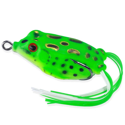 Popper Frog Soft Lure Predator Fishing Topwater Wobblers Walk Fish Lure for Catfish 4cm 5cm 5.8 cm Fishing Tackle​