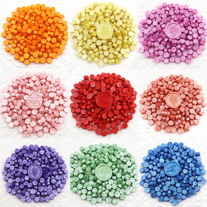 200pcs Octagon Sealing Wax Beads for Wax Seal Stamp for Scrapbooking Cards Envelopes Wedding Invitations Gift Packaging