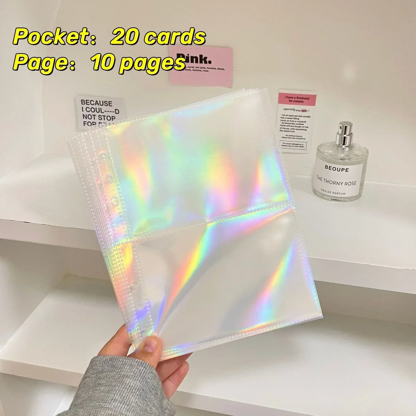 10PCS 1/2/4 Grids Photo Album A5 Inner Page Photocard Binder Photo Sleeve 6 Ring Refill Inner Page Photocard Kpop 포토카드 바인더