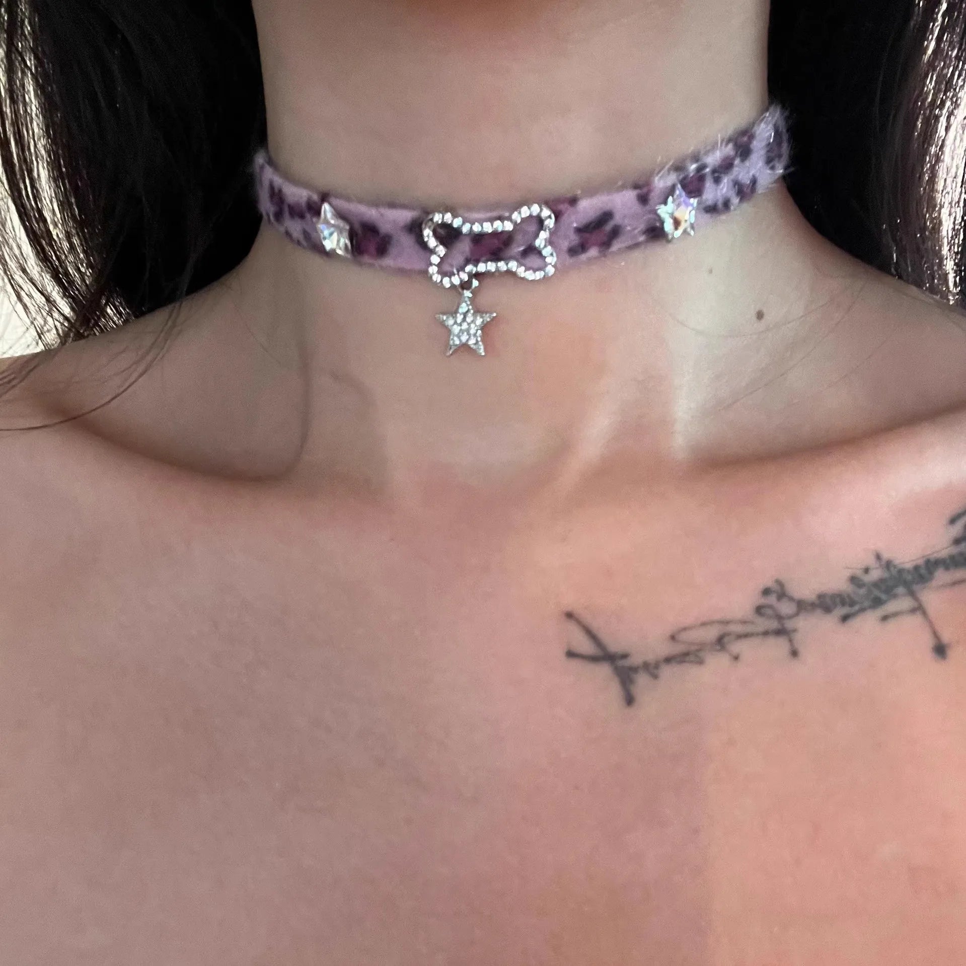 Y2K Fashion Gothic Leather Chain Choker Necklace for Women Men Trendy Vintage Goth Halloween Collar Jewelry Accessories Gifts