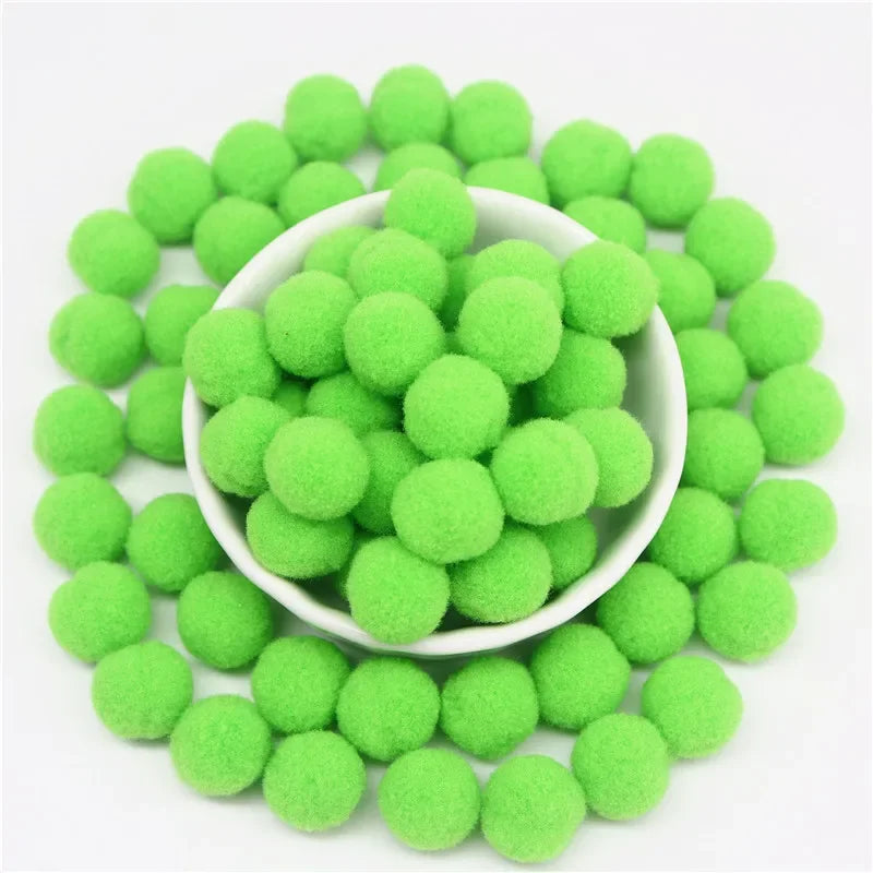 Pompon Balls 8mm 10mm 15mm 20mm 25mm 30mm Fluffy Pompoms Crafts Pompom Diy Handmade Kids Toy Wedding Decoration Craft Supplie