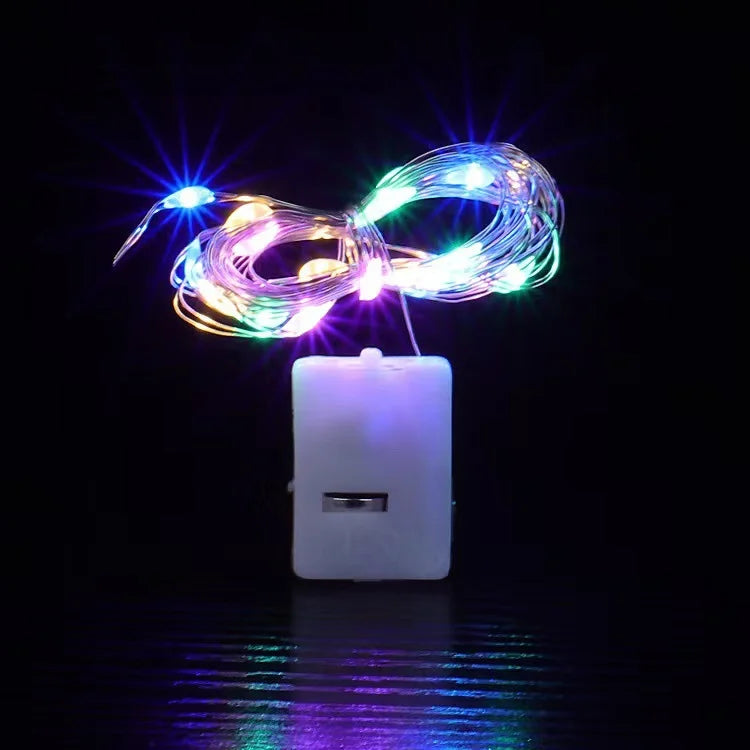 1/5/10pcs Fairy Lights String Button Battery Light Home Decor Living Bedroom Garden Christmas Wedding New Year Ornament Garla
