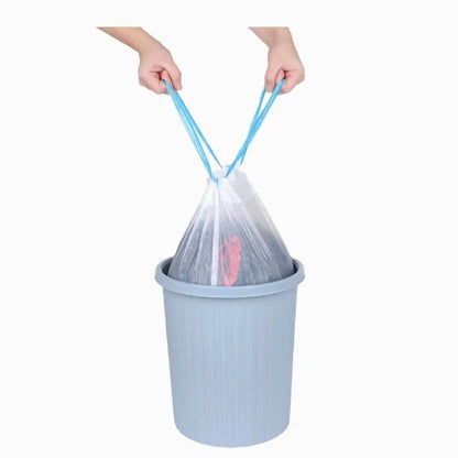 45x50cm Scented Drawstring Trash Bags - Thickened Large Fragrant Garbage BagswithHandles, 4 Scents (Rose/Lavender/Lemon/Vanil