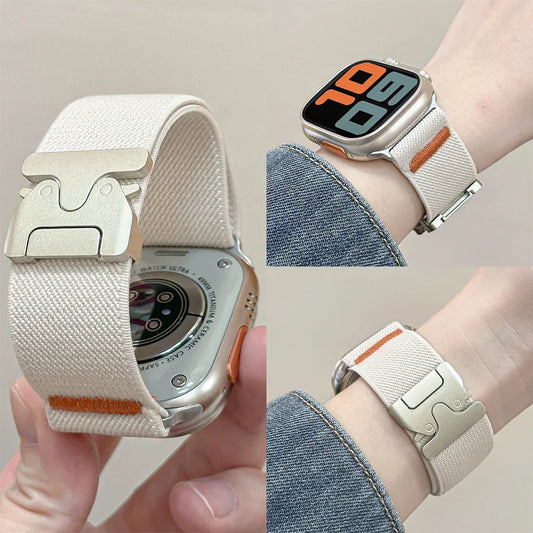 Parachute Straps For Apple Watch ultra 2 Band 49mm 45mm 46mm 44mm 42mm 40mm 41mm correa Bracelet IWatch Series 10 9 8 7 6 3 S