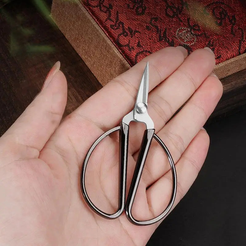 Mini Stainless Steel Scissors Vintage Tailor Scissors Durable Embroidery Scissors Fabric Thread Cutter Craft Tool For Sewing 