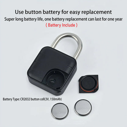 Electronic Lock Tuya Bluetooth Fingerprint Padlock Digital Luggage Lock APP Temporary Password Remotely IP67 Decompression To