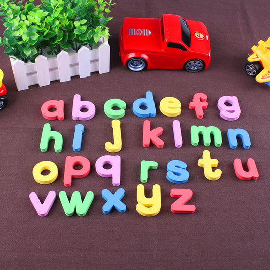 Magnetic Letters Numbers Alphabet ABC 123 Fridge Magnets Plastic Educational Preschool Learning Toy Set Uppercase Lowercase M